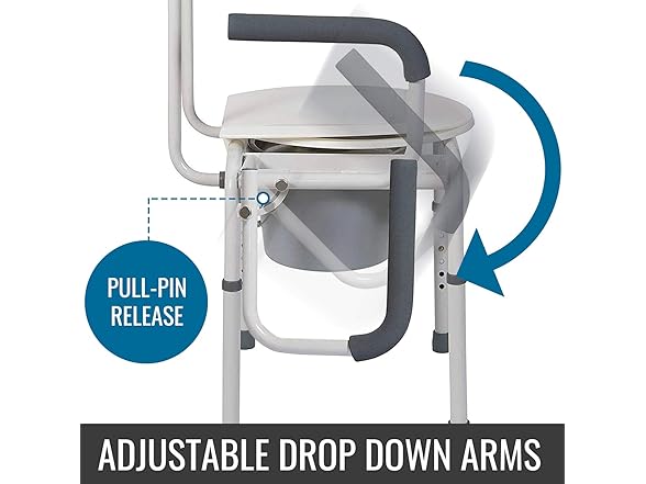 DMI Portable Toilet for Adults Deluxe