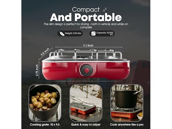 GasOne Single Propane Burner Camp Stove