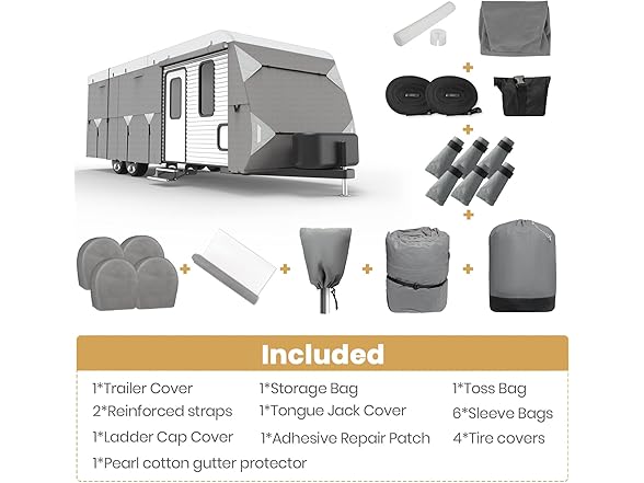 Travel Trailer RV Cover