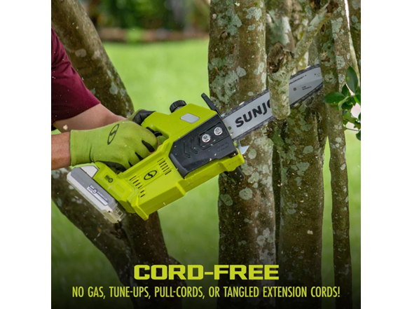 Sun Joe 10-Inch Cordless Chain Saw