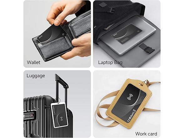 Ultra Thin Wallet Tracker Card