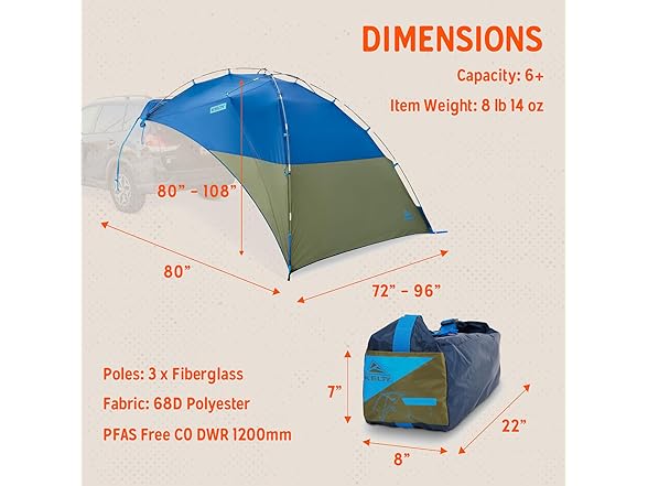 Kelty Sideroads Awning Shelter