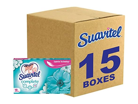 Suavitel Complete Fabric Conditioner Dryer Sheets