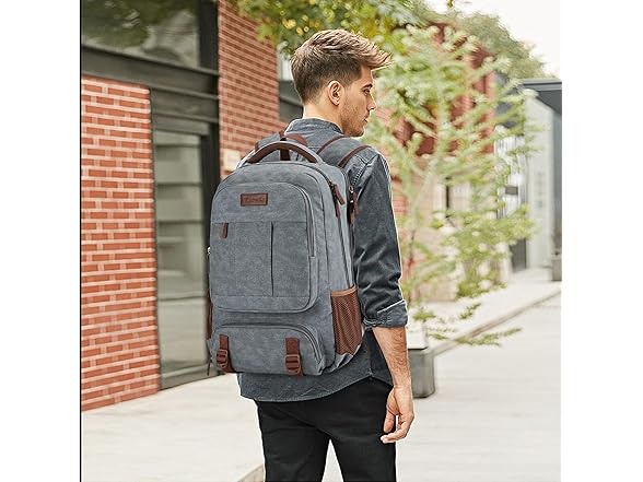 Light Grey 15.6" Laptop Backpack