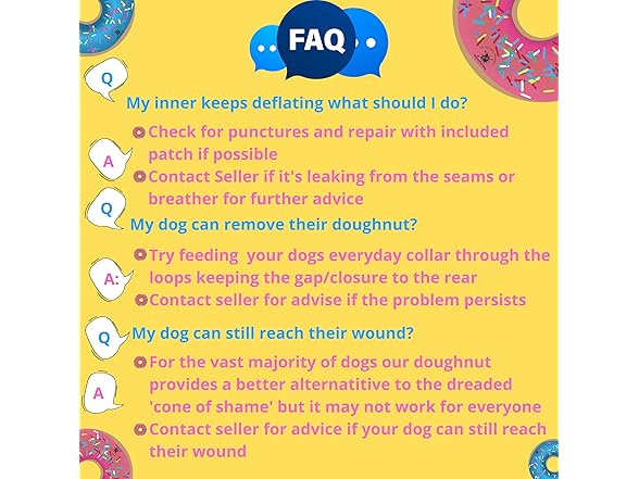 Dirty Little Paws Inflatable Dog Collar
