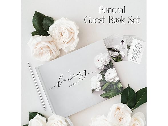 Generic Funeral Guest Book