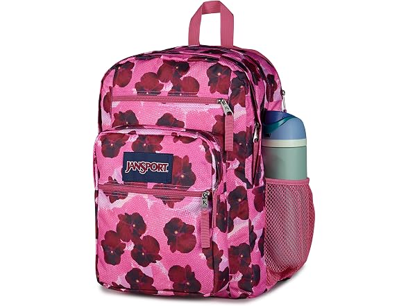 JanSport 34L Big Backpack Pop Art Pansies 