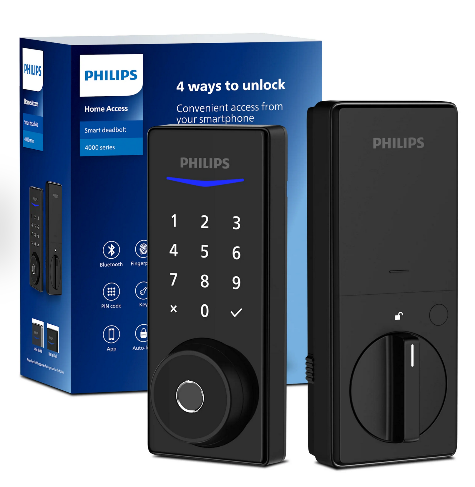 Philips 4000 Series Bluetooth Fingerprint Deadbolt - Gallery 8