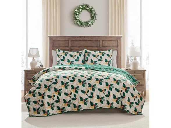 Hallmark Poinsettia Full/Queen Quilt