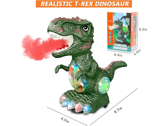 GDBAQAN Moving Dinosaur Toy