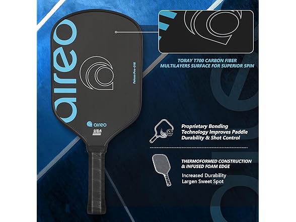AIREO Falcon Pro O16 Pickleball Paddle