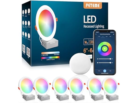 Peteme Smart Recessed Lighting