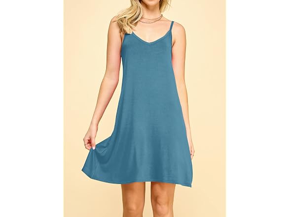Lock And Love Women (S) LL Wdr1090 V Neck Dress