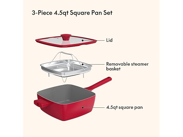 So Yummy by bella 3 Piece Square Pan Set