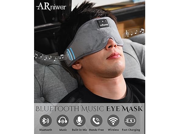 ARniwer Bluetooth Music Eye Mask