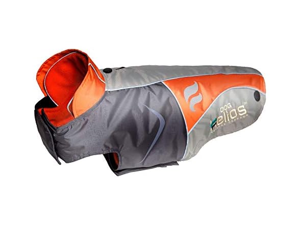 Orange, Charcoal Grey, Light Grey