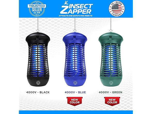 Livin’ Well Blue Bug Zapper Indoor Outdoor