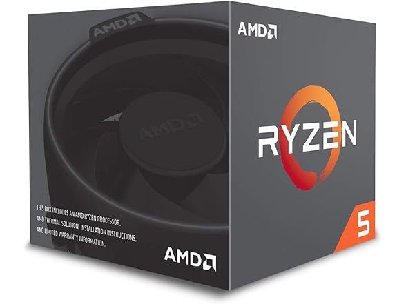 AMD Ryzen 5 1600 65W AM4 Processor with Wraith Stealth Coole (Open Box)