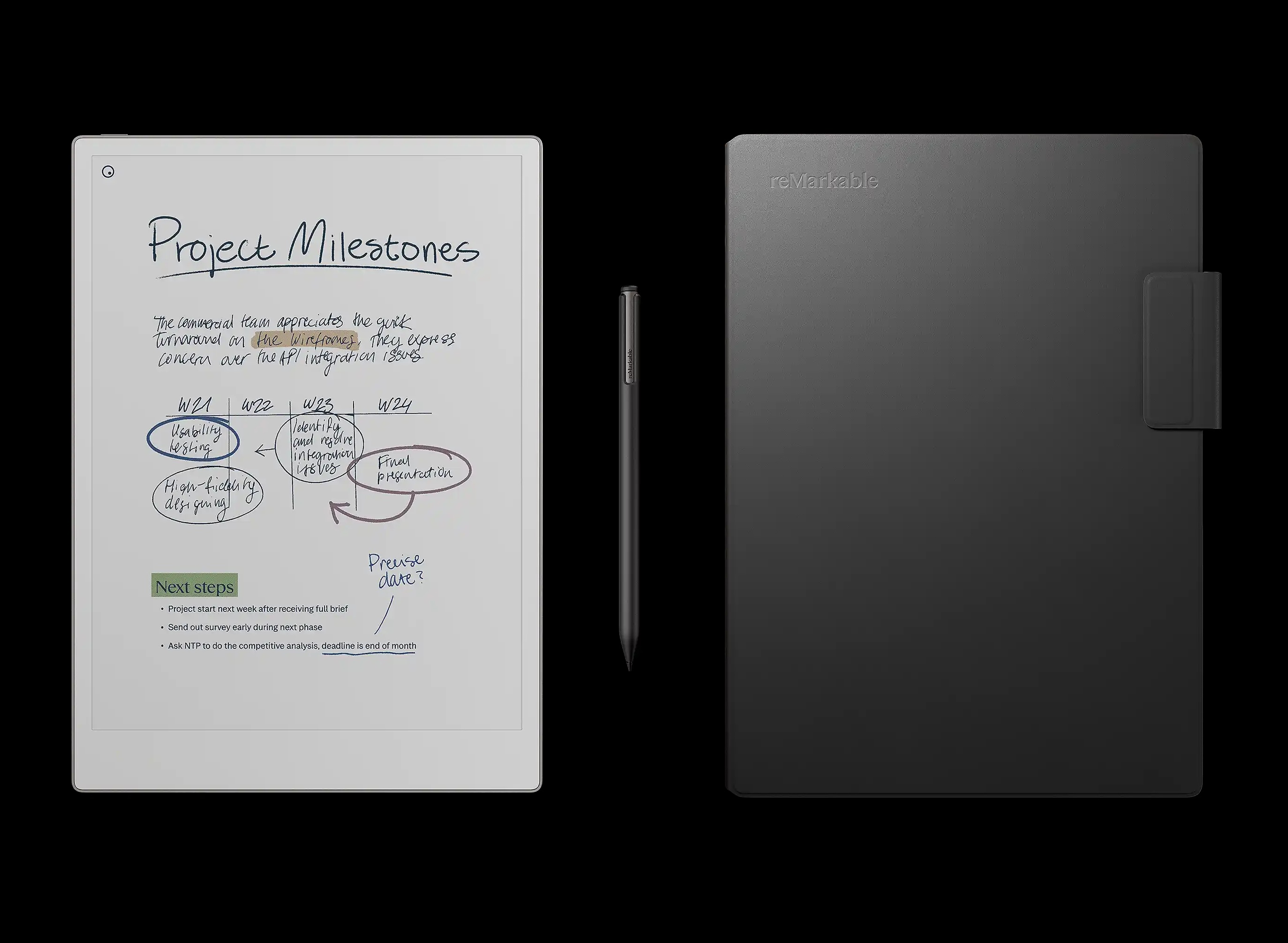 reMarkable Paper Pro Leather Folio Bundle - Gallery 13