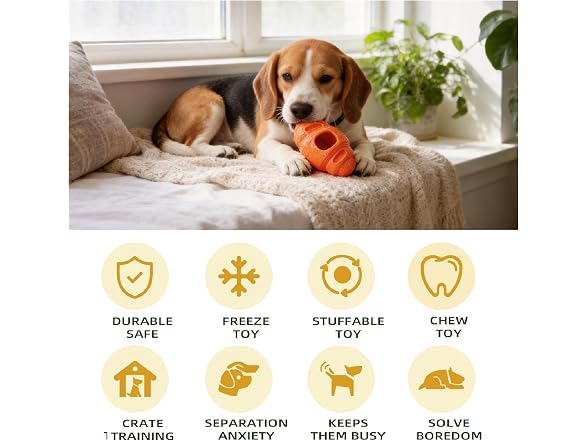 DAMDANLUNO Durable Frozen Dog Chew Toy