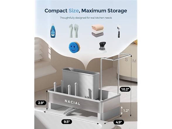 Nacial Sponge Holder for Kitchen Sink