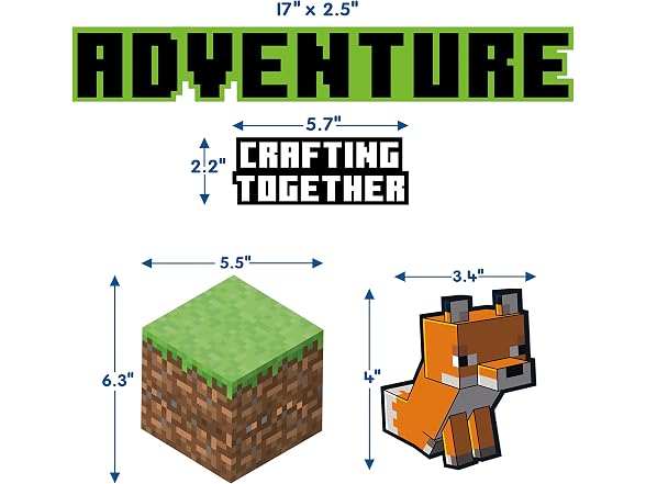 Eureka Minecraft Adventure is an Attitude Bulletin Board Set