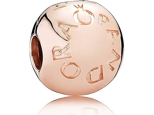 Loving Pandora Logo Charm Clip, Pandora Rose 781015 (Open Box)