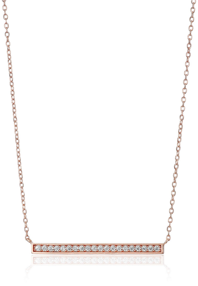 Amazon Essentials Women 14K Plated Cubic Necklace - Gallery 2