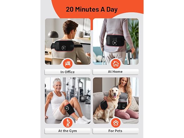 Red Light Therapy Pad With 5 Modes