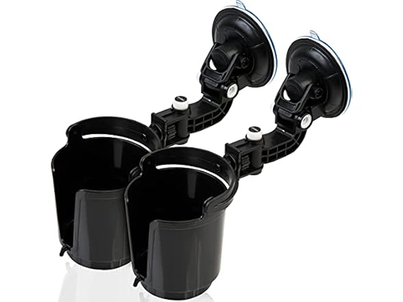 ZONE TECH Recessed Folding Cup Drink Holder - 2-Pack