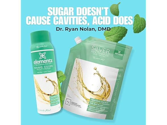 Elementa Silver Adult Mouth Rinse Wintermint 20oz