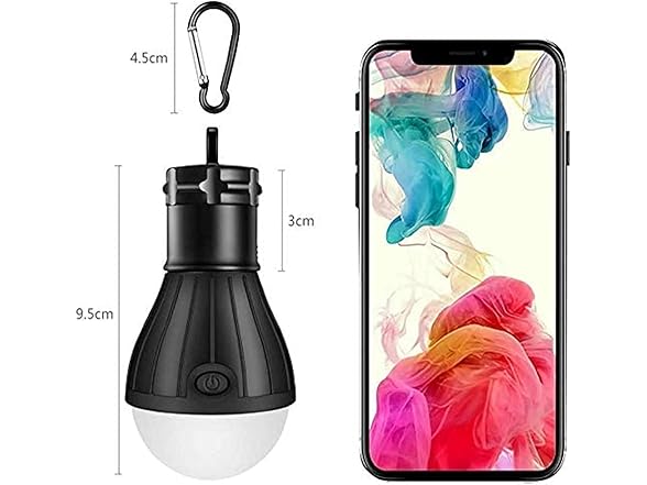 Mdybf Camping Light Waterproof LED Pack of 4