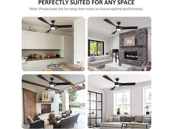 VONLUCE 52In Modern Ceiling Fan
