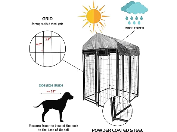 Olympia Tools 6x4x4 Dog Kennel - Small O