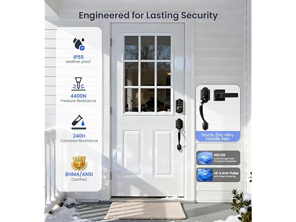 Veise VE017-H 8-in-1 Smart Door Lock