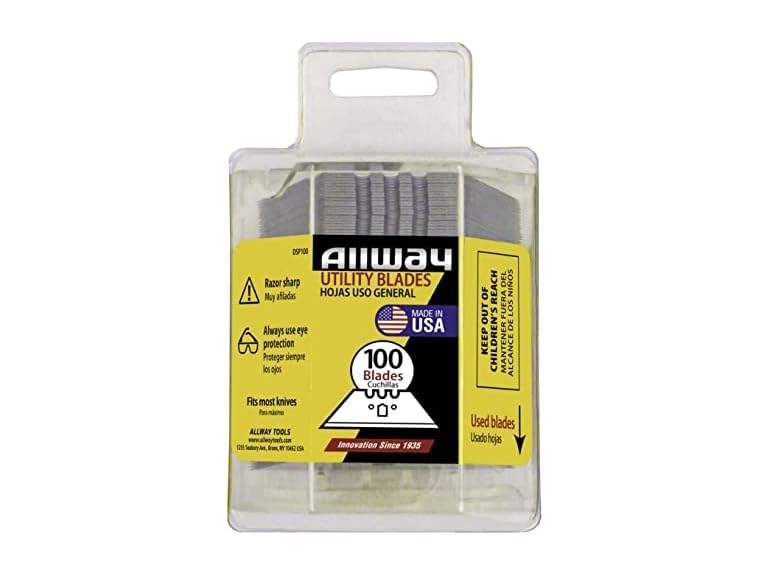 ALLWAY DSP100 3-Notch Utility Knife Blades