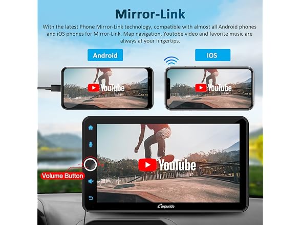 7" Wireless CarPlay Android Auto Radio