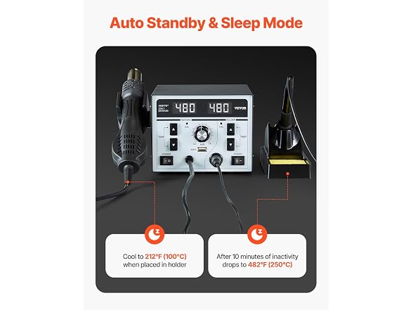 2-in-1 Hot Air Soldering Station