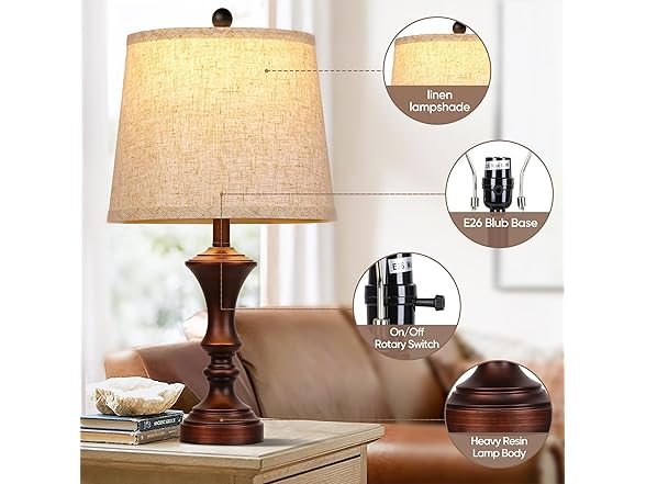 ROTTOGOON Retro Table Lamps