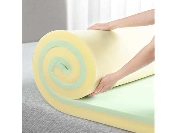 Zinus Green Tea Memory Foam Mattress Toppers, Twin