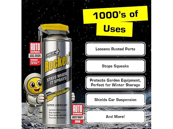 Rocket TT Multi-Purpose Lubricant Spray, 20 Fl Oz