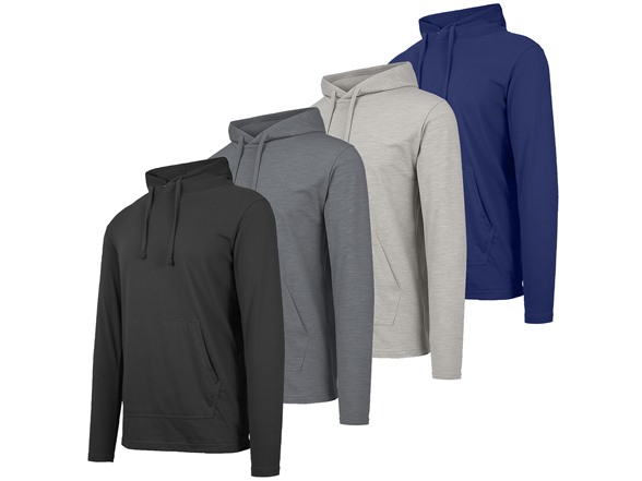 3Pk Asst Mens Cotton Pullover Hoodie