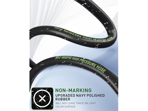 TiantingHen Pressure Washer Hose 4800PSI - Choose Size