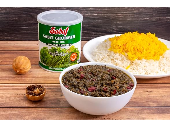 6PK Sadaf Sabzi Ghormeh, Dehydrated Herbs, 2oz.