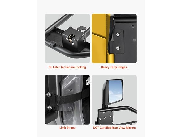 Jeep Tube Doors, 2-Door