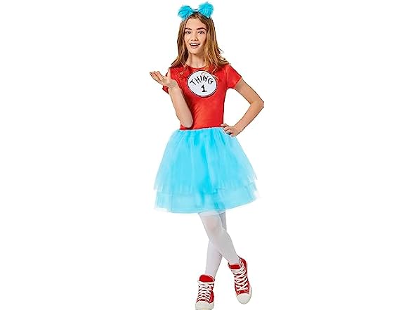 InSpirit Designs Dr. Seuss Kids Thing 1 and Thing 2 Costume