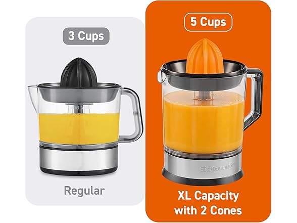 Elite Gourmet 40-Watt Electric Citrus Juicer
