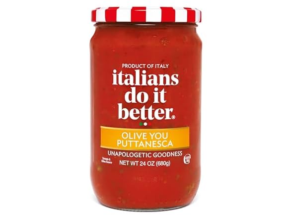 Italians Do It Better Olive You Puttanesca Pasta Sauce