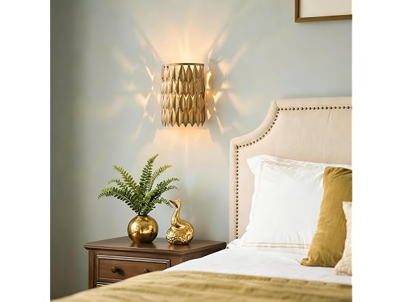 Parrot Uncle 10.6 Inch Gold Wall Sconce