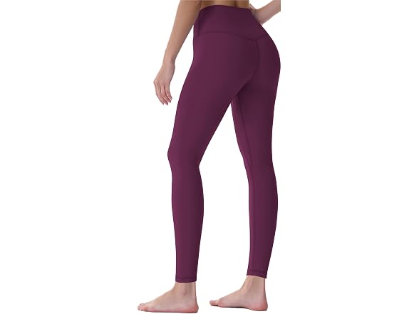 Sunzel Womens Leggings 28in M Black Cherry